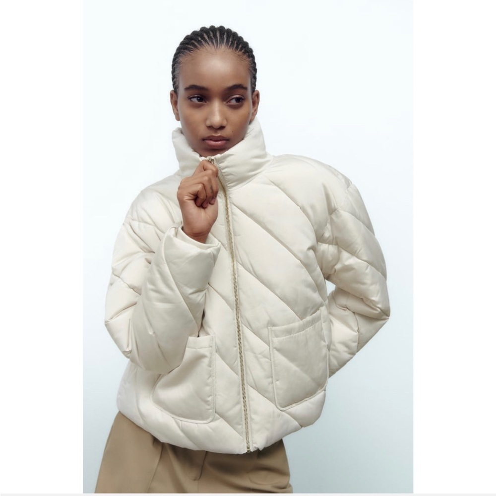 ZARA Quilted puffer jacket